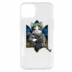 Чехол для iPhone 14 Plus Кот военный - PrintSalon