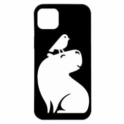 Чохол для iPhone 14 Plus Копібара та Пташка - PrintSalon