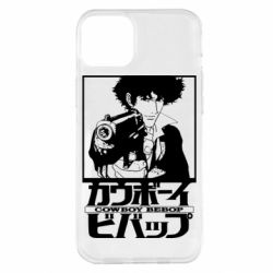 Чехол для iPhone 14 Plus Ковбой Бибоп с ружьем - PrintSalon