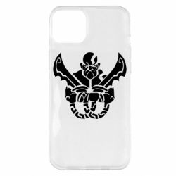 Чехол для iPhone 14 Plus Kratos silhouette - PrintSalon