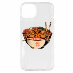 Чехол для iPhone 14 Plus Kurama in ramen - PrintSalon