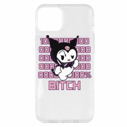 Чехол для iPhone 14 Plus Kuromi bitch - PrintSalon
