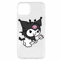 Чохол для iPhone 14 Plus Kuromi devil - PrintSalon