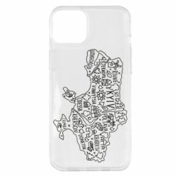 Чехол для iPhone 14 Plus Map Ukraine - PrintSalon
