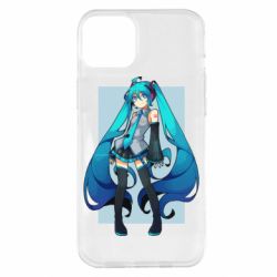 Чехол для iPhone 14 Plus Miku art - PrintSalon