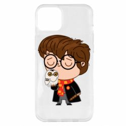 Чехол для iPhone 14 Plus Милый Гарри с совой - PrintSalon
