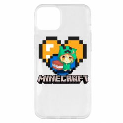 Чохол для iPhone 14 Plus Minecraft Girl - PrintSalon