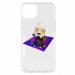 Чехол для iPhone 14 Plus Minecraft King - PrintSalon