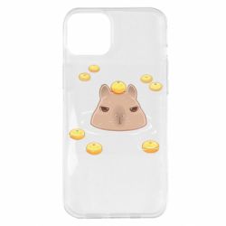 Чехол для iPhone 14 Plus Морда капибары - PrintSalon