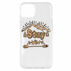 Чехол для iPhone 14 Plus Mountains - Stay Wild - PrintSalon