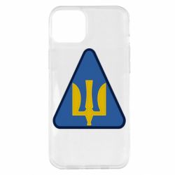 Чехол для iPhone 14 Plus Нарукавный знак воздушных сил Украины - PrintSalon