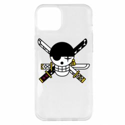 Чехол для iPhone 14 Plus One Piece Zoro logo - PrintSalon