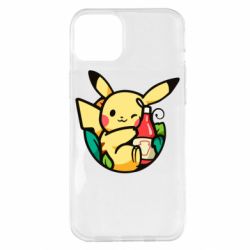 Чехол для iPhone 14 Plus Pikachu with ketchup - PrintSalon