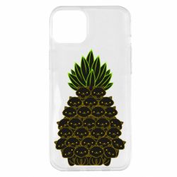 Чехол для iPhone 14 Plus Pineapple cat - PrintSalon