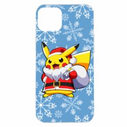 Чохол для iPhone 14 Plus Santa Claus Pikachu - PrintSalon