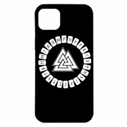 Чехол для iPhone 14 Plus Scandinavian Runes And Walknut - PrintSalon