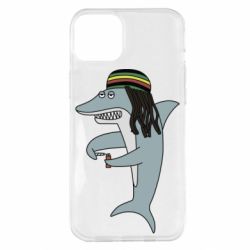 Чехол для iPhone 14 Plus Shark Rastaman - PrintSalon