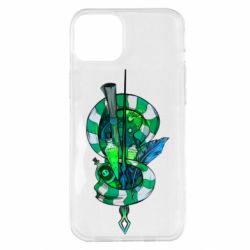 Чехол для iPhone 14 Plus Символы Слизерина - PrintSalon