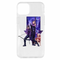 Чехол для iPhone 14 Plus Соколиный глаз и Кейт Бишоп - PrintSalon