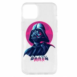 Чехол для iPhone 14 Plus Synthwave Darth Vader - PrintSalon