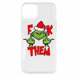 Чехол для iPhone 14 Plus The grinch f*ck them - PrintSalon
