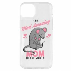 Чехол для iPhone 14 Plus The Most amazing mom in the world - PrintSalon