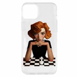 Чехол для iPhone 14 Plus The Queen's Gambit art - PrintSalon