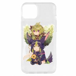 Чехол для iPhone 14 Plus Тигнари с Коллеи - PrintSalon