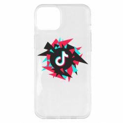 Чехол для iPhone 14 Plus Tik tok vector - PrintSalon