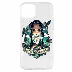 Чехол для iPhone 14 Plus Уэнздей арт - PrintSalon