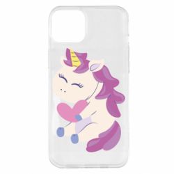 Чехол для iPhone 14 Plus Unicorn with love - PrintSalon