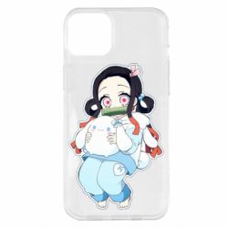 Чехол для iPhone 14 Plus Very cute Nezuko - PrintSalon