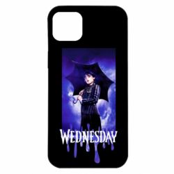 Чехол для iPhone 14 Plus Wednesday Text Logo - PrintSalon
