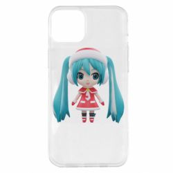 Чехол для iPhone 14 Plus Winter Hatsune Miku - PrintSalon