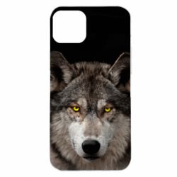 Чохол для iPhone 14 Plus Wolf with yellow eyes - PrintSalon
