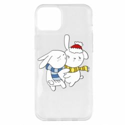 Чехол для iPhone 14 Plus Зайцы - PrintSalon