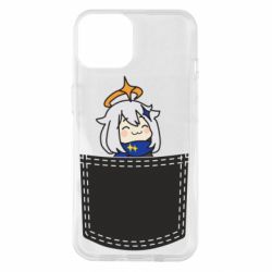 Чехол для iPhone 14 Pocket Paimon - PrintSalon