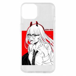 Чехол для iPhone 14 Power red - PrintSalon