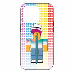Чехол для iPhone 14 Pro 3D Roblox Rainbow - PrintSalon