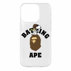 Чехол для iPhone 14 Pro A bathing ape peanuts - PrintSalon