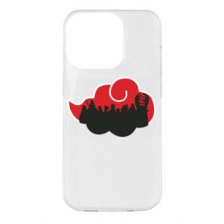 Чехол для iPhone 14 Pro Akatsuki Members Red Cloud - PrintSalon