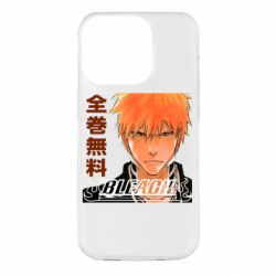 Чехол для iPhone 14 Pro Bleach Ichigo Art-PrintSalon Чехол для iPhone 14 Pro Bleach Ichigo Art