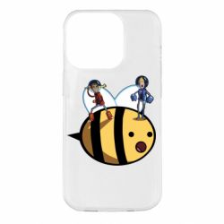 Чехол для iPhone 14 Pro Brave bee - PrintSalon
