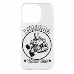 Чехол для iPhone 14 Pro Bulldog Fitness Club - PrintSalon