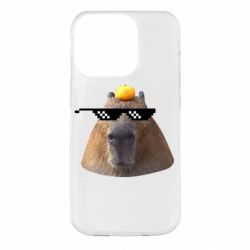 Чехол для iPhone 14 Pro Capybara cool