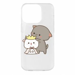 Чехол для iPhone 14 Pro Чиби котики - PrintSalon