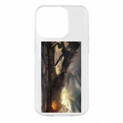 Чохол для iPhone 14 Pro Дракон арт - PrintSalon