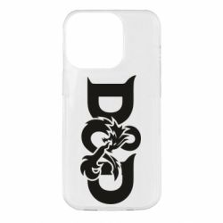 Чехол для iPhone 14 Pro Dungeons s Dragons logo - PrintSalon