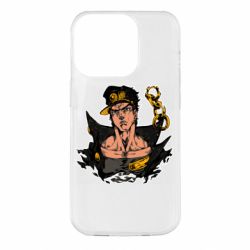 Чехол для iPhone 14 Pro Джотаро - PrintSalon