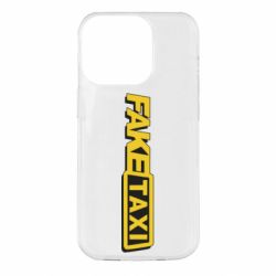 Чехол для iPhone 14 Pro Fake taxi logo 2 - PrintSalon